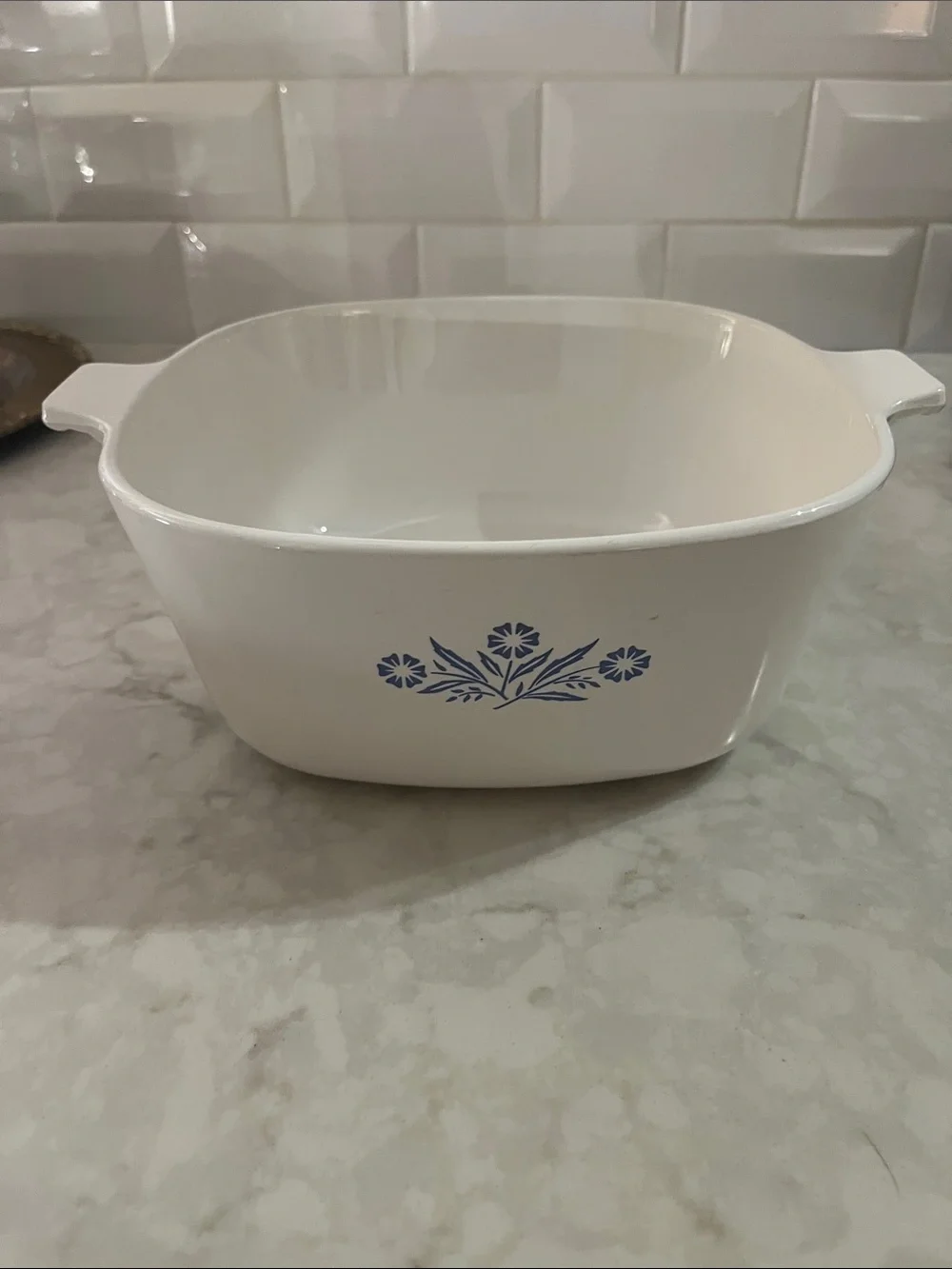 Vintage Corning Ware Blue Cornflower 2.5 Qt Casserole Dish P-2 1/2-B No Lid USA